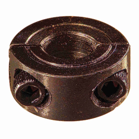 Midwest Fastener 5/16" Black Oxide Steel Double Split Shaft Collar 2PK 933504